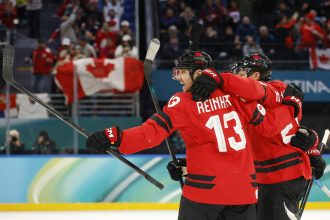 Hockey fans react as Canada edges Finland 3-2 in Olympics semis