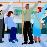 Holy prosociality! Batman makes people stand for pregnant passengers