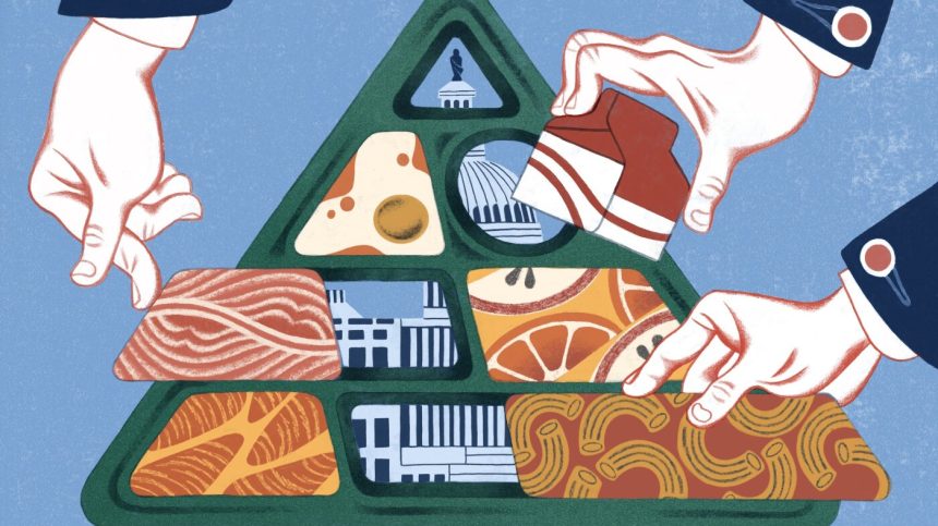 How the new food pyramid could impact school lunch and more : NPR