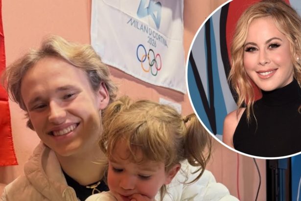 Ilia Malinin Adorably Puts His Gold Medal on Tara Lipinski’s Daughter
