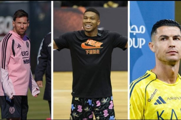 “I’m similar to him” – NBA star Giannis Antetokounmpo picks between Lionel Messi and Cristiano Ronaldo 