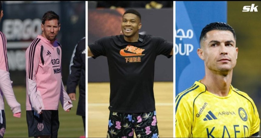 “I’m similar to him” – NBA star Giannis Antetokounmpo picks between Lionel Messi and Cristiano Ronaldo 