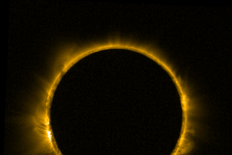 Incredible image shows what 2026’s first solar eclipse looked like from space