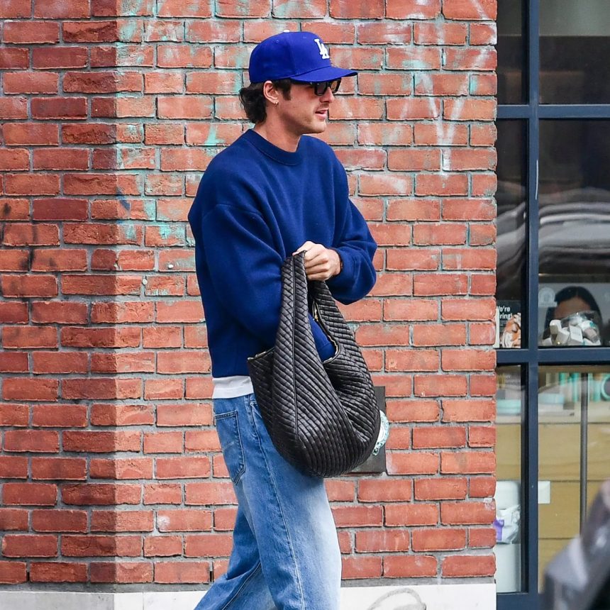 Jacob Elordi Adds The Bottega Veneta Maxi Bag To His Collection