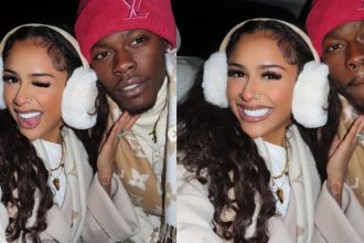 Jazz Chisholm Jr.’s fiancee Ahnalys Santiago turns heads at Harry Reid airport, shares multiple mirror selfies