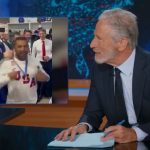 Jon Stewart Calls Kash Patel a ‘Make-a-Wish Man’ for Hockey Celebration