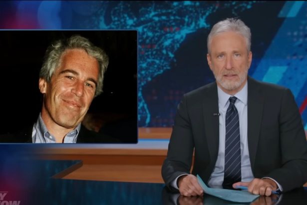 Jon Stewart Explains Why His Name Appears in the Epstein Files