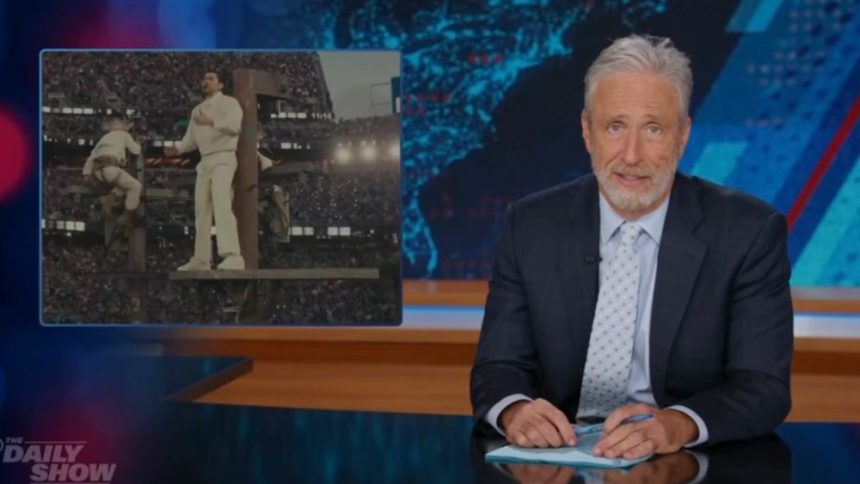 Jon Stewart Slams Conservative Outrage Over Bad Bunny Halftime Show