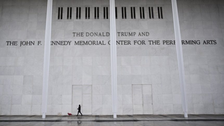 Kennedy Center memo details cosmetic changes and facility repairs : NPR