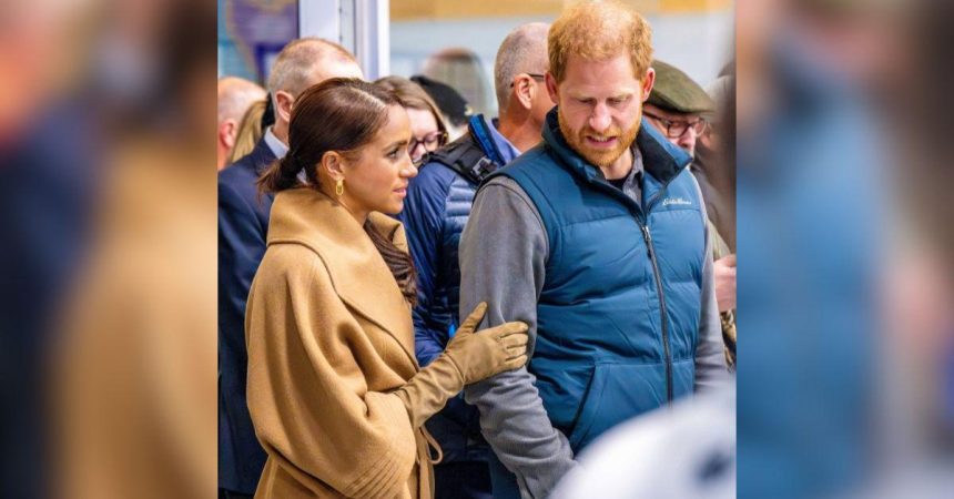 Meghan Markle Called Out for Bizarrely Rubbing Prince Harry on NBA Date