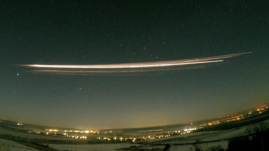 Metal pollution from a rocket reentry detected for the first time