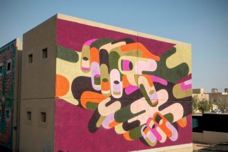 Minimal Shapes Layer into Dynamic, Abstracted Murals by James Reka — Colossal