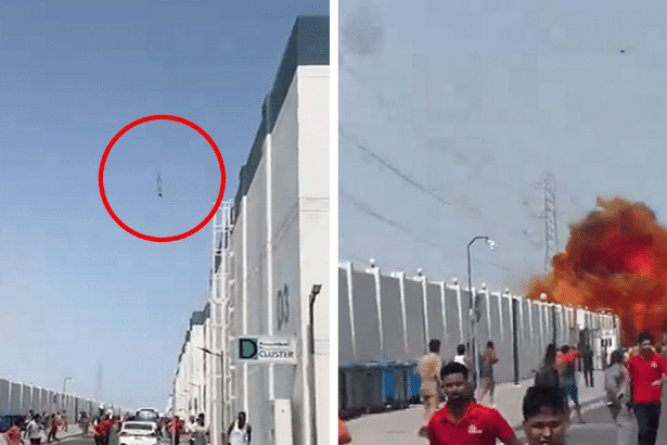 Missile Erupts in Qatar After Joint US-Israel Attack on Iran, on Video