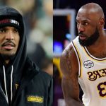 NFL fans react as Jayden Daniels meets LeBron James after Laker loss vs. Celtics