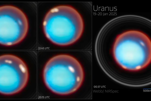 New JWST images reveal the rosy glow of Uranus in unprecedented detail