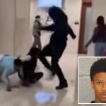 North Carolina dad Shaheem Snype caught on video attacking son’s alleged killer at Mecklenburg County Courthouse