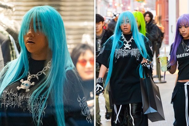 North West’s Neon Takeover With Friends at Alexander Wang in NYC