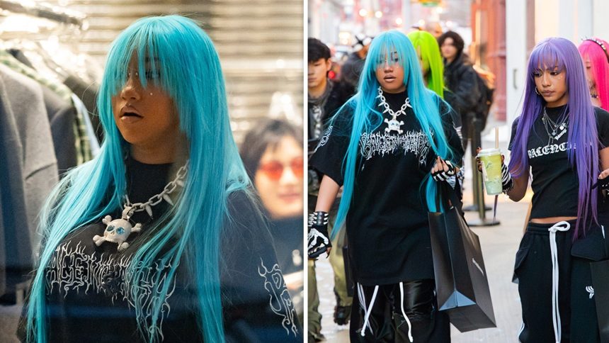 North West’s Neon Takeover With Friends at Alexander Wang in NYC