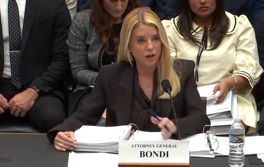 Pam Bondi Is Having An Epic House Hearing Meltdown