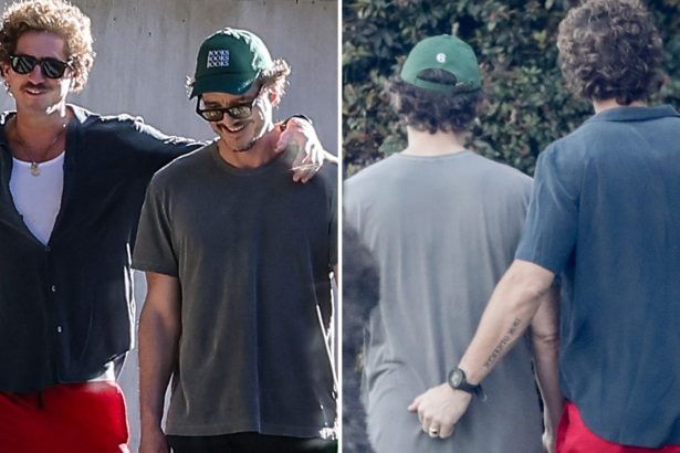Pedro Pascal Getting Handsy With Pal Rafael Olarra in Los Angeles