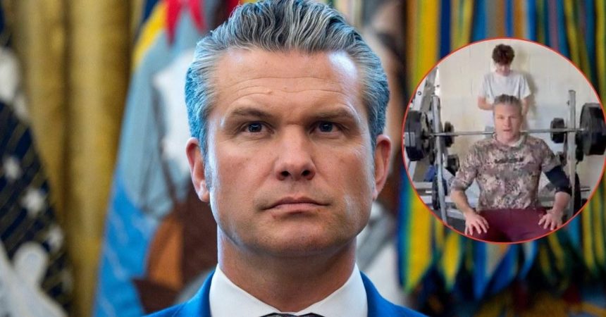 Pete Hegseth Accused of ‘Wearing Makeup’ In ‘Embarrassing’ Workout Video