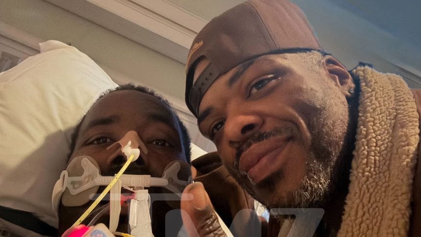 Quinton Aaron Releases First Photo Since Hospitalization for Spinal Stroke