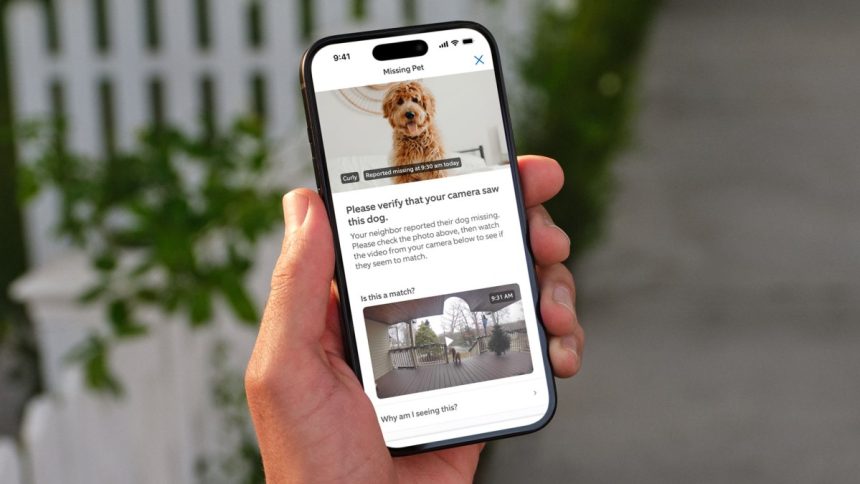 Ring brings its ‘Search Party’ feature for finding lost dogs to non-Ring camera owners