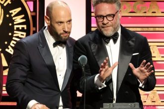 Seth Rogen Hails Catherine O’Hara as ‘Utter Genius’ at DGA Awards