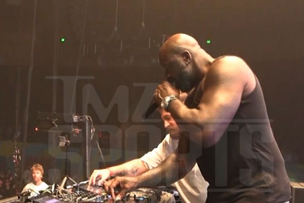 Shaq Throws Epic Pre-Super Bowl Party, Tiesto, T-Pain, Disco Lines Perform
