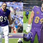 Shirtless Mark Andrews puts strength on display as he lifts fiancée Elena in playful swimsuit moment