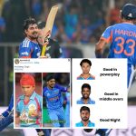 Shubman Gill whenever Sanju Samson gets out early