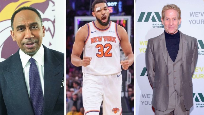Skip Bayless Throws Shameful Insult at Karl-Anthony Towns After Stephen A. Smith Reunion Goes Viral