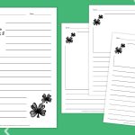 St. Patrick’s Day Writing Paper