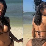 Summer Walker — Fun In Fendi Bikini Beach Babe Pics!