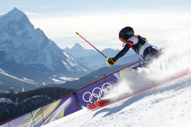Sweet redemption for Mikaela Shiffrin, who wins Olympic gold : NPR