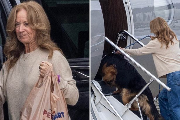 Sydney Sweeney’s Mom Flies Scooter Braun’s Private Jet With Her Dog