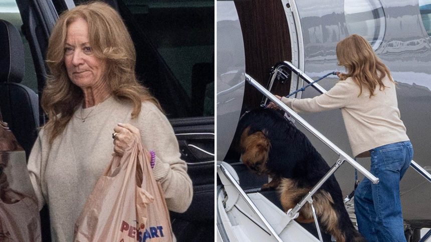 Sydney Sweeney’s Mom Flies Scooter Braun’s Private Jet With Her Dog