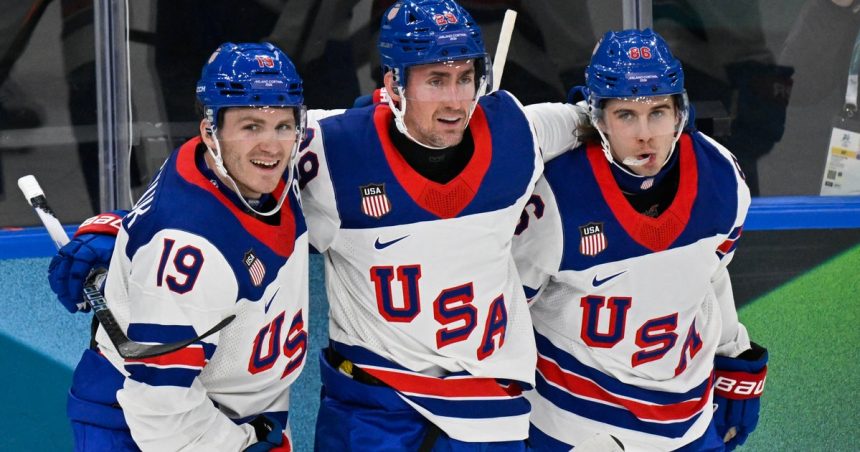 Team USA Hockey Rolls Past Latvia In Opening Game At Winter Olympics