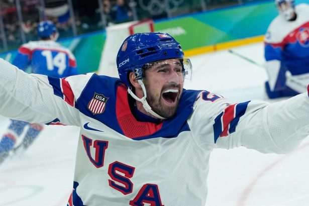 Team USA Men’s Hockey Heading To Gold-Medal Finals After Dominating Slovakia