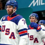Team USA Men’s Hockey Team Hangs Johnny Gaudreau’s Jersey In Locker Room At Winter Olympics