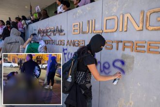 Teen shot as lawless mob takes over DTLA streets — hours after student agitators clashed with cops nearby