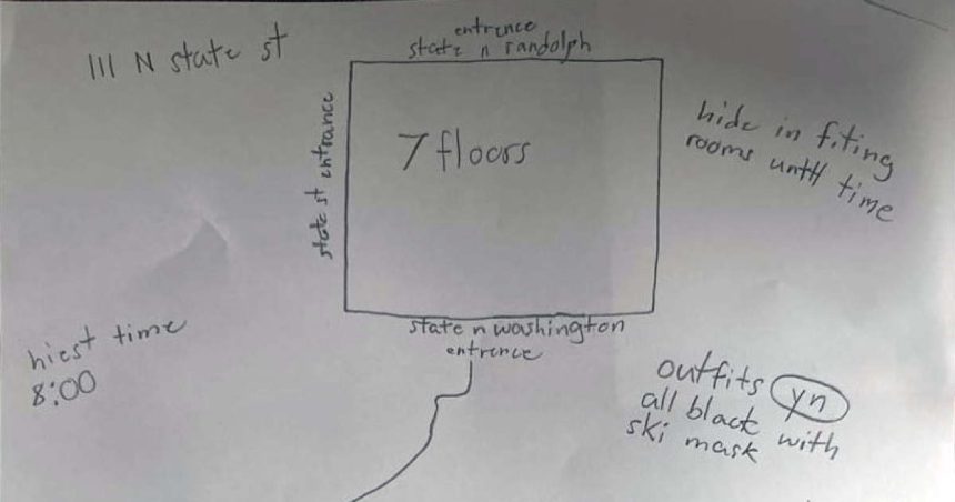 Teens used detailed heist map to burglarize downtown Macy’s, officials say