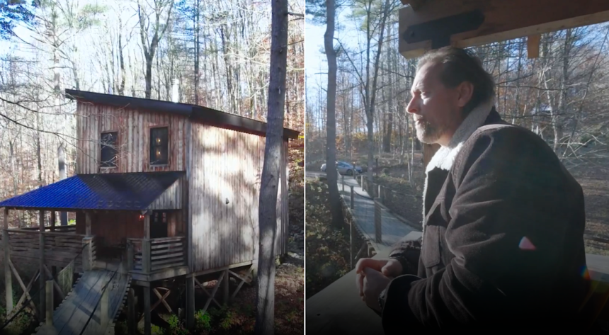 This man built a treehouse, rents it out for up to 0 a night. How his unique idea became a successful side hustle