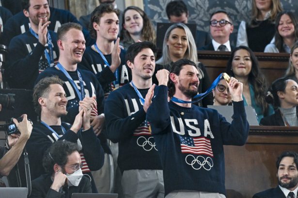 Trump celebrates USA men’s hockey team at State of the Union : NPR