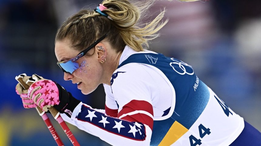 U.S. cross-country star Jessie Diggins claims bronze, medaling in third straight Olympics : NPR