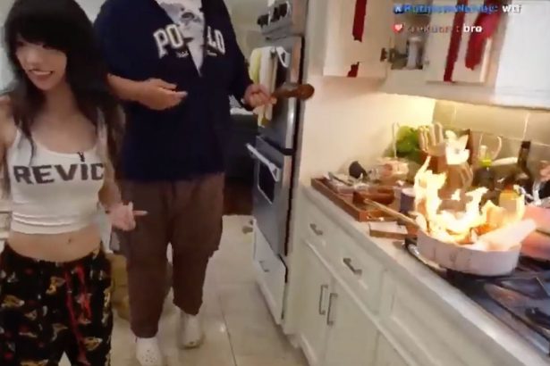 Video of Emiru “accidentally causing fire in kitchen” goes viral