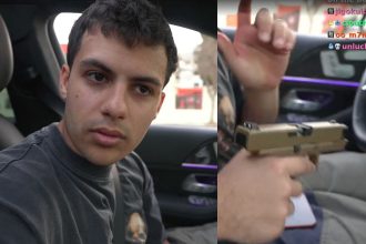 Video of Stable Ronaldo “recklessly driving” while seemingly showing a gun on livestream surfaces