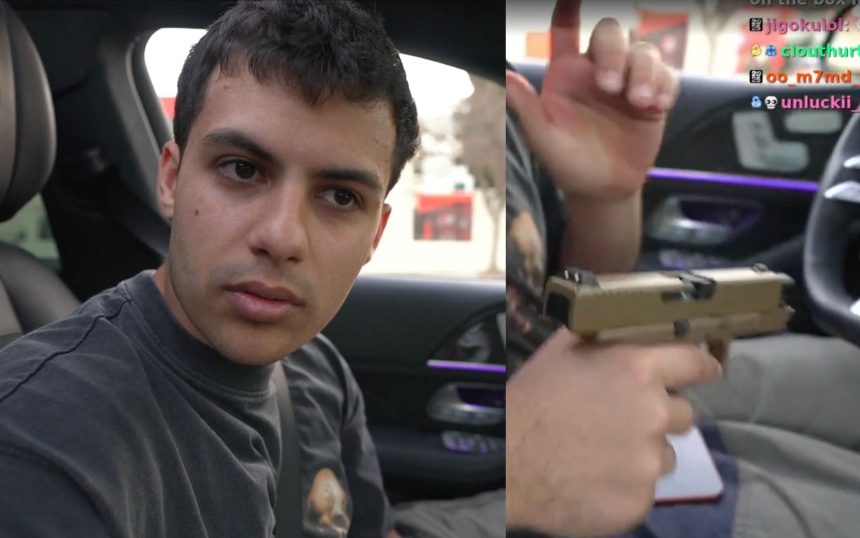 Video of Stable Ronaldo “recklessly driving” while seemingly showing a gun on livestream surfaces