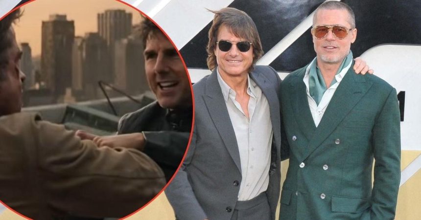 Video of Tom Cruise & Brad Pitt ‘Fighting Over Epstein’ Spooks Hollywood