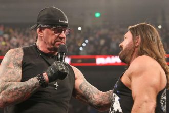 [WATCH] Unseen footage of AJ Styles and The Undertaker breaking character following WWE RAW